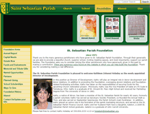 Tablet Screenshot of foundation.stsebastian.org